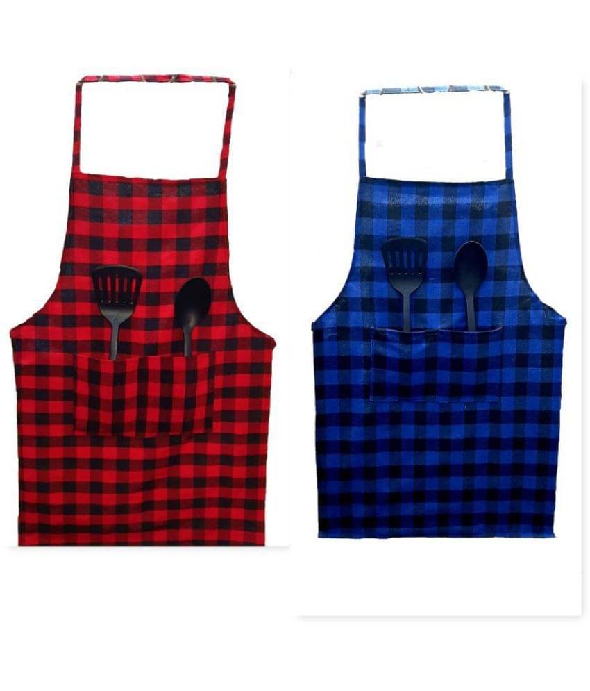     			Sweekar - Multicolor Full Apron (Pack of 2)