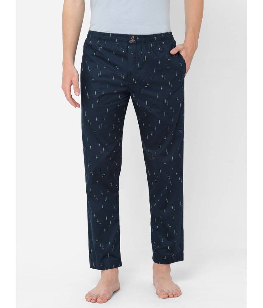 URBAN SCOTTISH Pack of 1 Pyjama For Men's ( Navy ) URBAN SCOTTISH Pack of 1 Pyjama For Men's ( Navy )