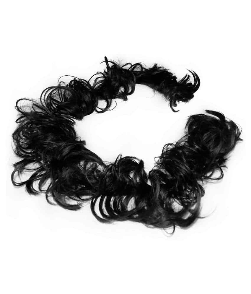 VSAKSH Women's Brown Frill Hair Extension For Juda Maker & Ponytail (Pack of 1) - Jewellery Sets | Buy online on ZillyBuy