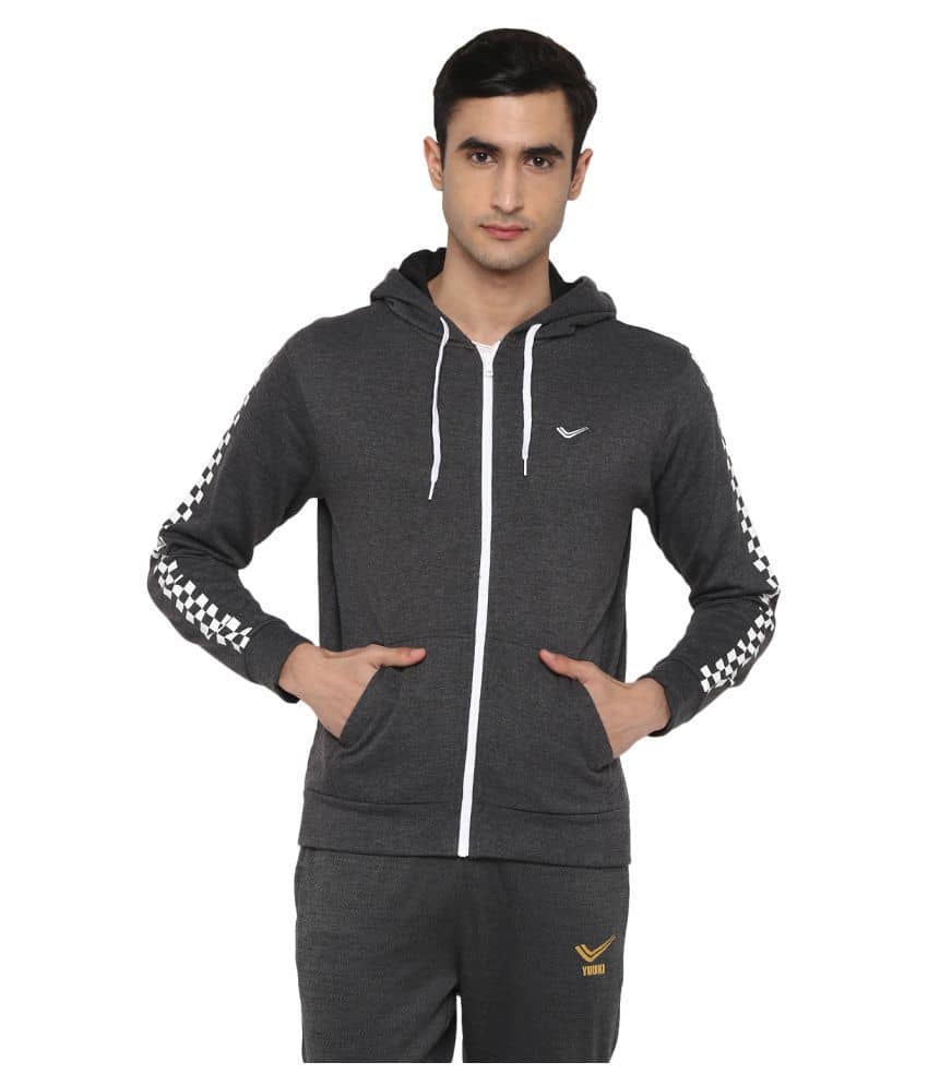 YUUKI Grey Polyester Jacket