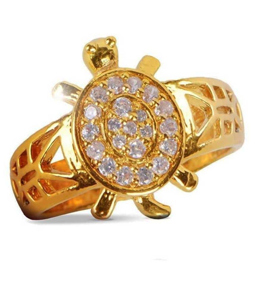 Astrodidi - Brass Religious Meru/Tortoise Ring (Pack of 1)