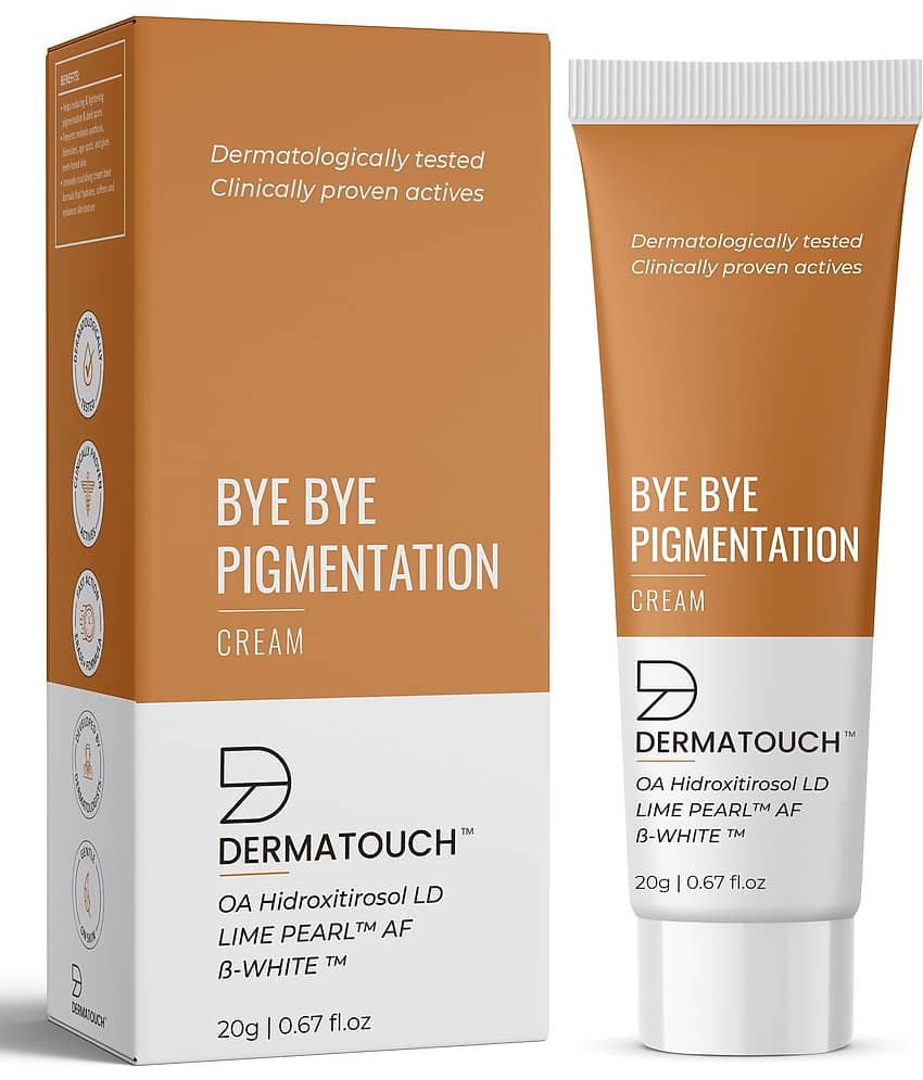 Dermatouch Bye Bye Pigmentation Cream for Blemishes with Lime Pearl & B-White Day Cream 20 gm