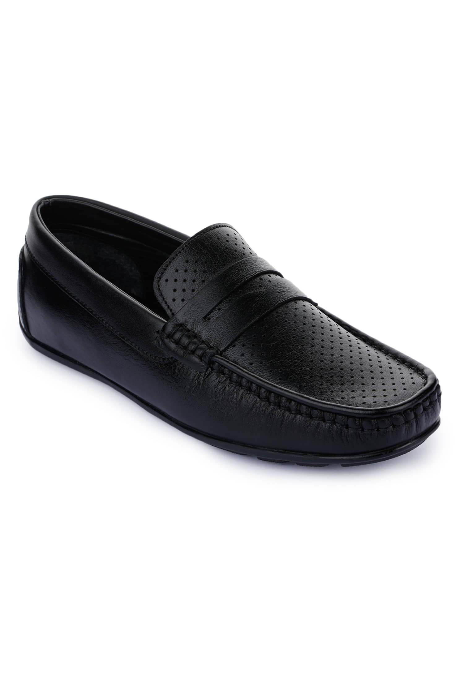 Liberty Slip On Genuine Leather Black Formal Shoes - Formal Shoes | Buy online on ZillyBuy