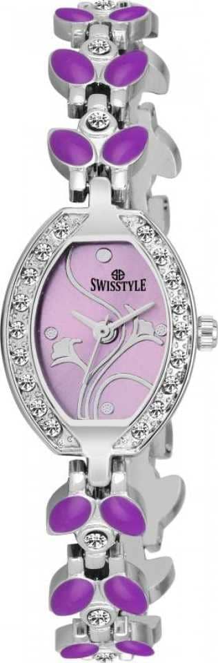 Swisstyle Stainless Steel Tonneau Womens Watch