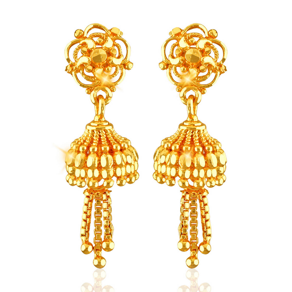 Vighnaharta Traditional Wedding waer Jhumki Earring Alloy Gold  Plated Jhumka for Women and Girls - Earrings | Buy online on ZillyBuy