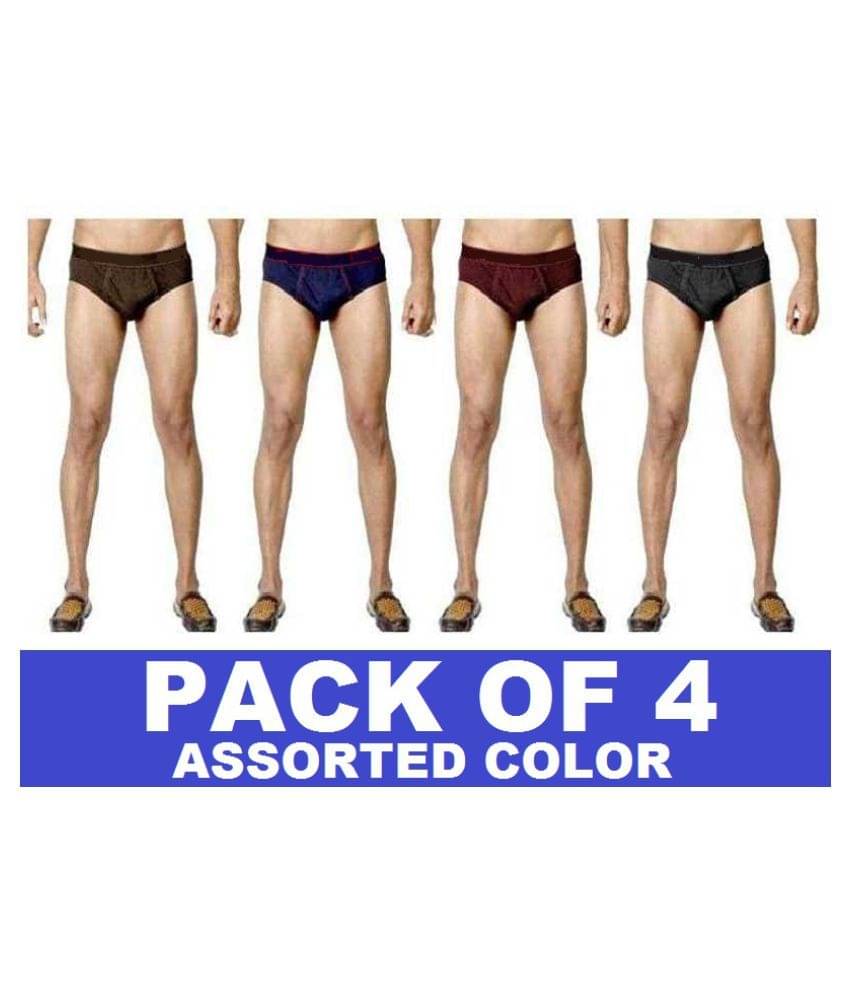 D1 DIFFERENT ONE Multi Brief Pack of 4 D1 DIFFERENT ONE Multi Brief Pack of 4
