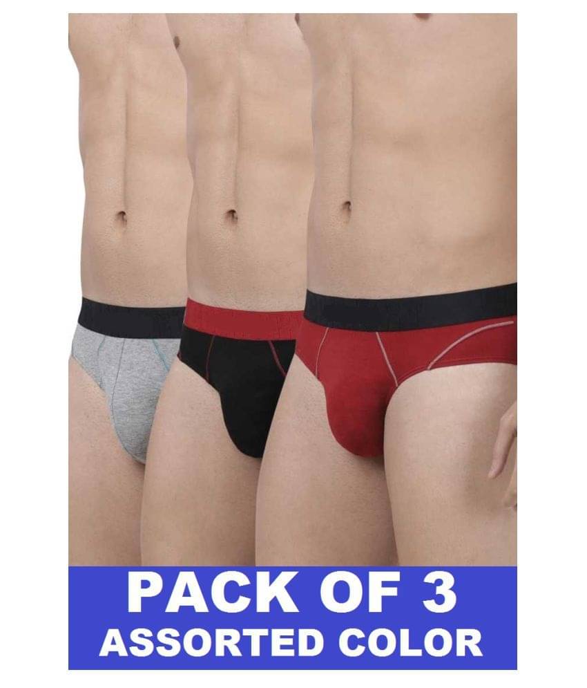 D1 DIFFERENT ONE Multi Brief Pack of 3 D1 DIFFERENT ONE Multi Brief Pack of 3