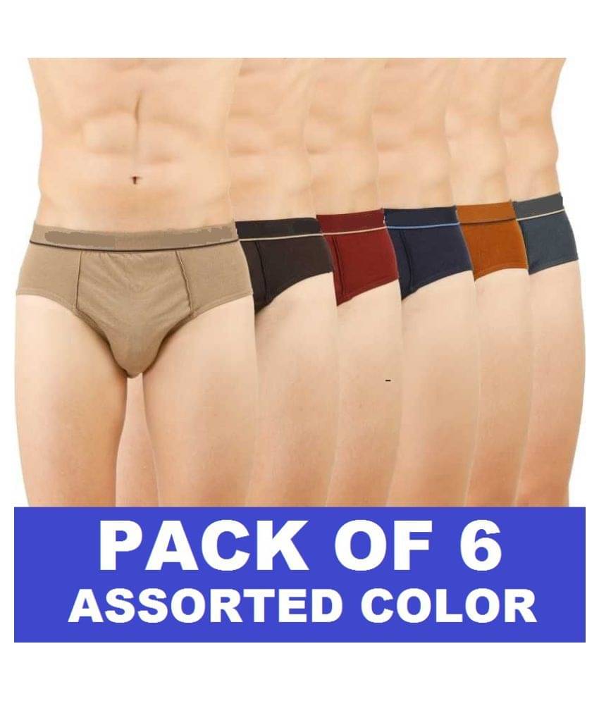 D1 DIFFERENT ONE Multi Brief Pack of 6 D1 DIFFERENT ONE Multi Brief Pack of 6