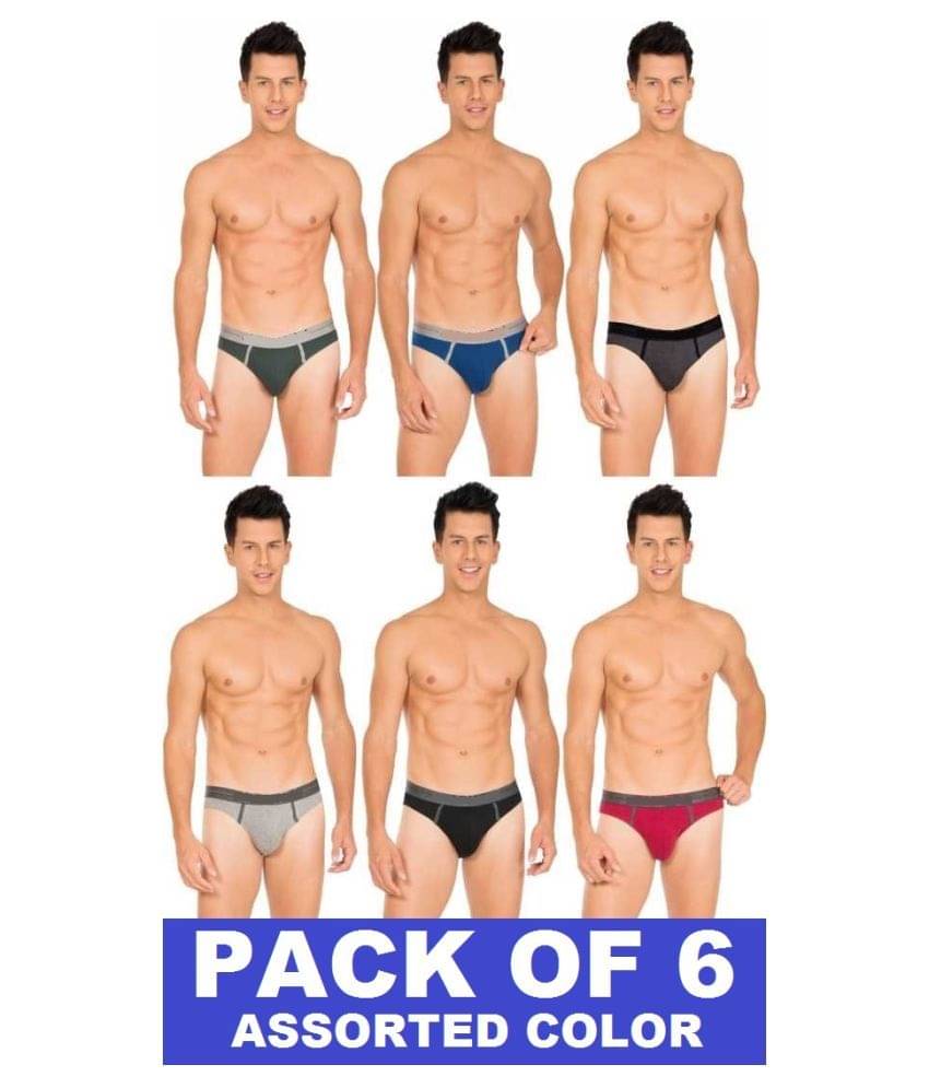 D1 DIFFERENT ONE Multi Brief Pack of 6 D1 DIFFERENT ONE Multi Brief Pack of 6