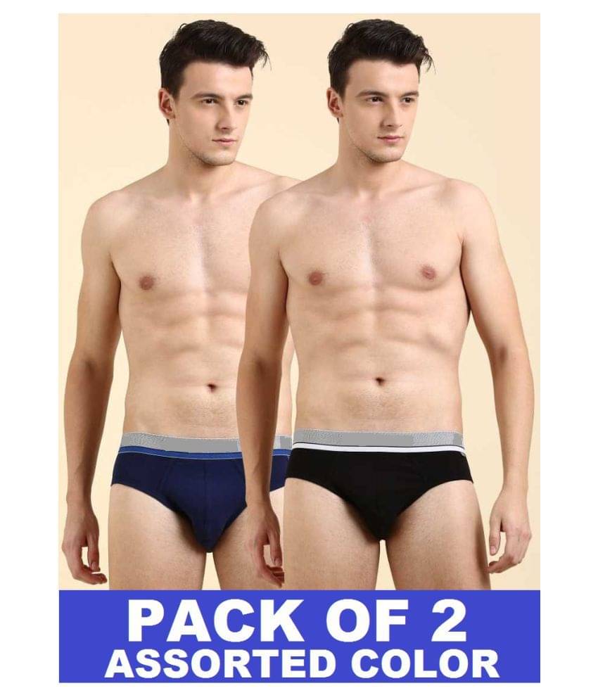 D1 DIFFERENT ONE Multi Brief Pack of 2 D1 DIFFERENT ONE Multi Brief Pack of 2