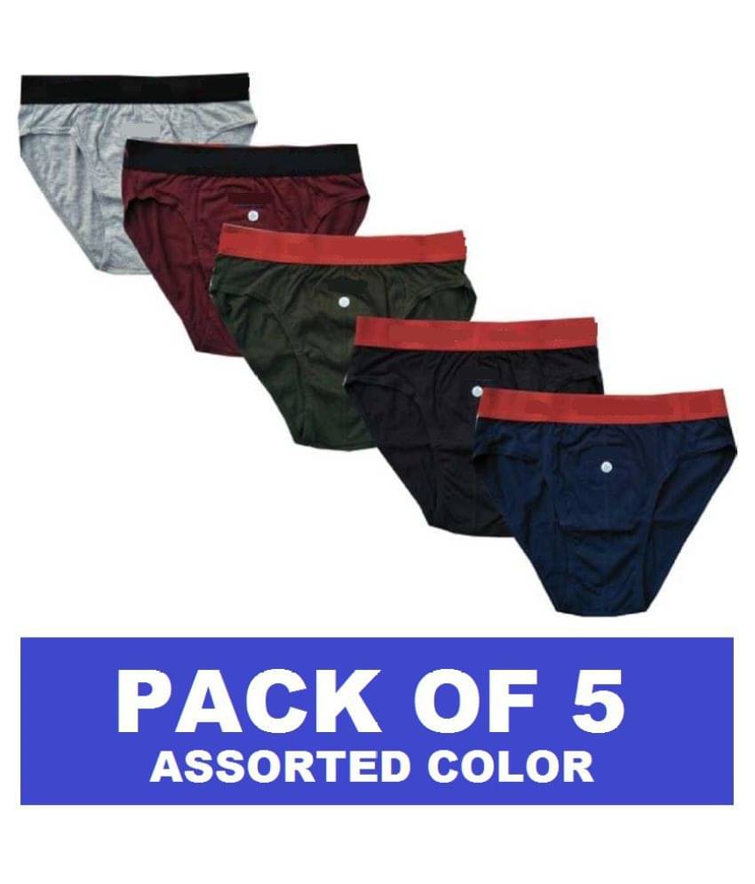 D1 DIFFERENT ONE Multi Brief Pack of 5 D1 DIFFERENT ONE Multi Brief Pack of 5