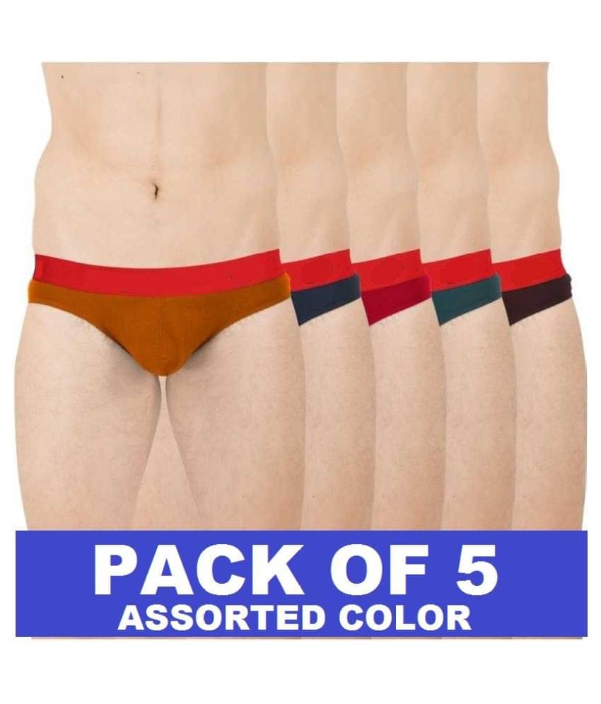 D1 DIFFERENT ONE Multi Brief Pack of 5 D1 DIFFERENT ONE Multi Brief Pack of 5