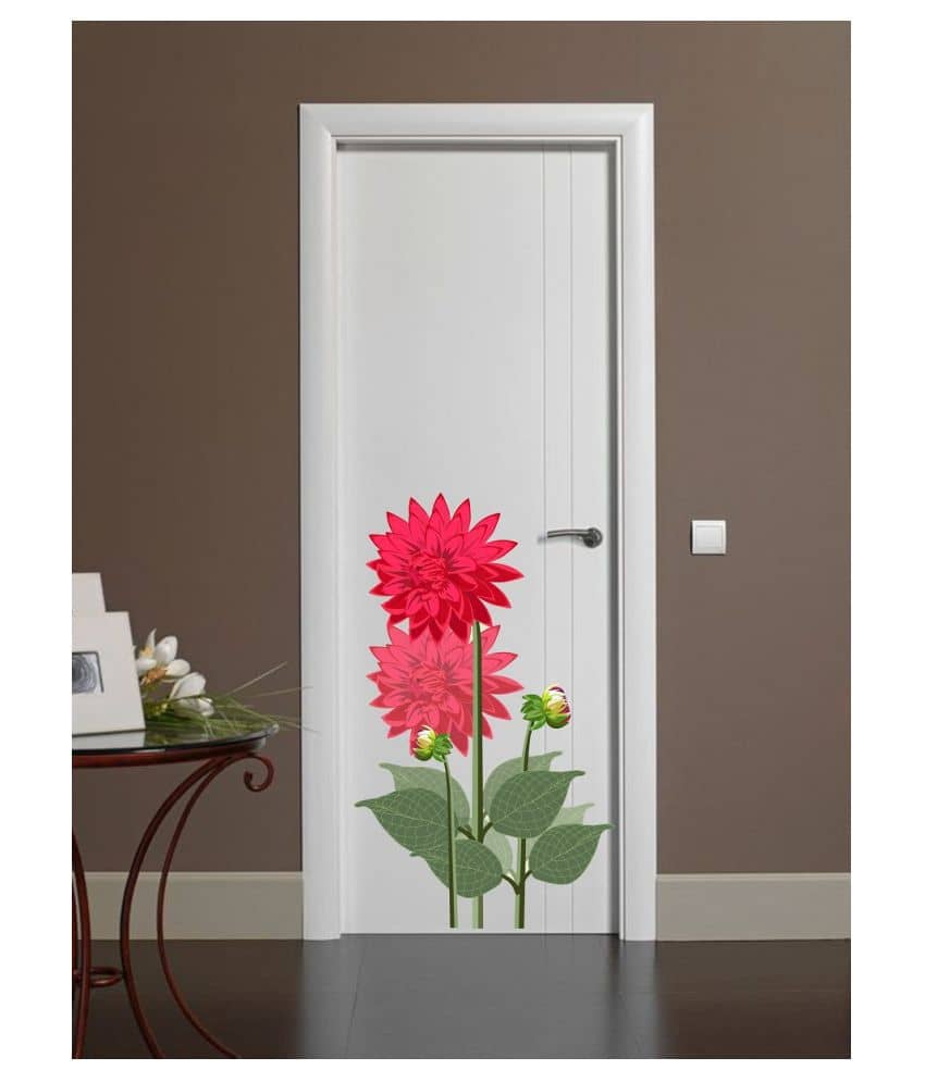 Decor Villa Door Sticker ( 35 x 58 cms )
