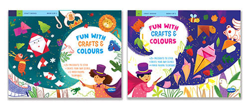 Navneet Fun With Crafts & Colours Book 1 & 2 Navneet Fun With Crafts & Colours Book 1 & 2