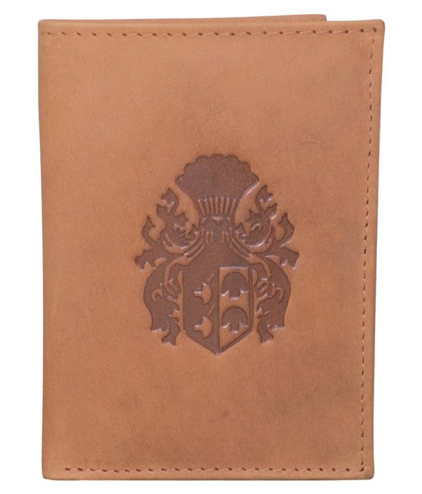     			Style 98 Bi-Fold Tan Travel Card Holder