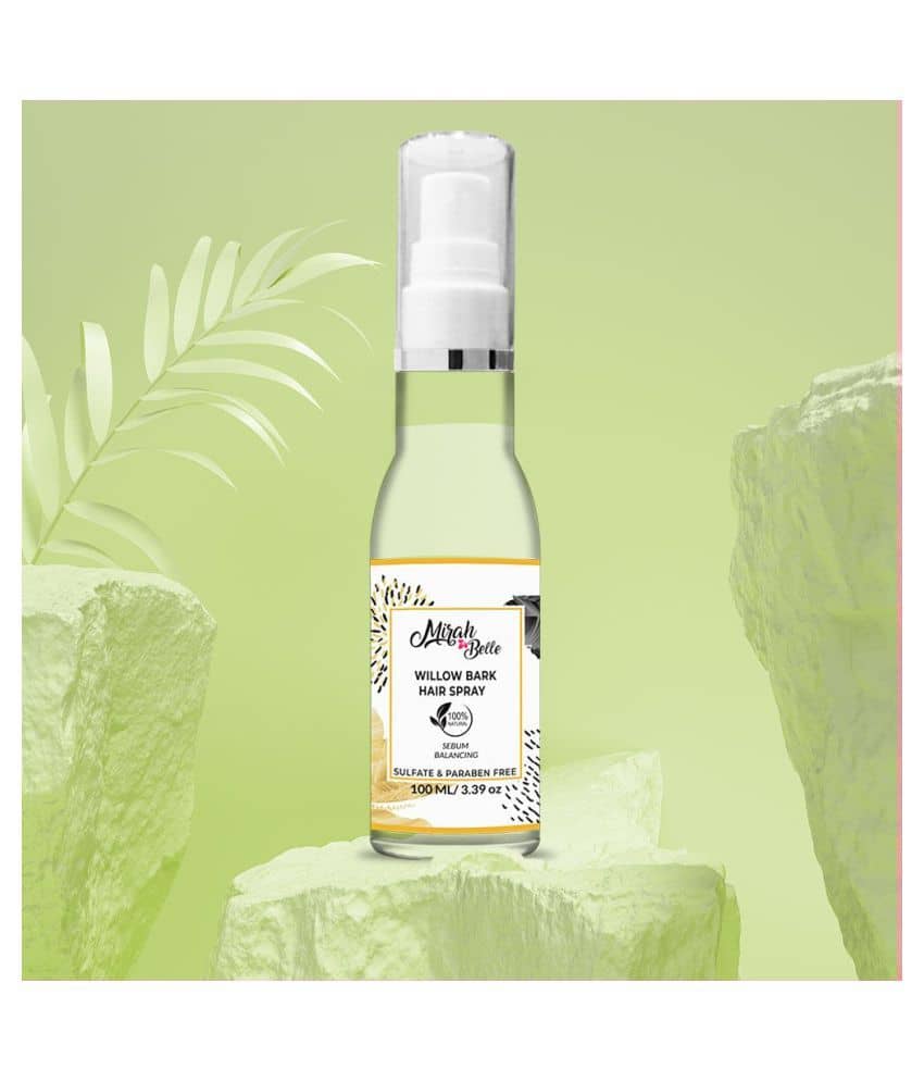 Mirah Belle Organic & Natural-Sebum Balancing Green Tea & Willow Bark Hair Sprays 100 mL