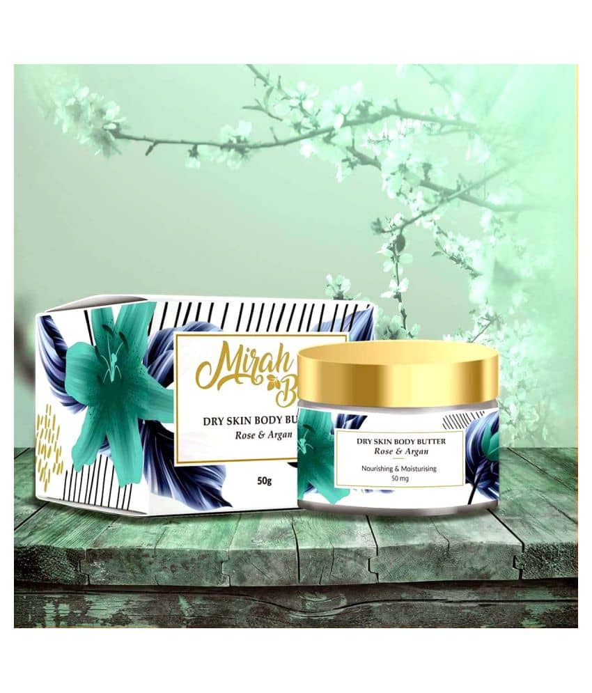 Mirah Belle Rose – Argan Dry Skin Body Butter Cream
