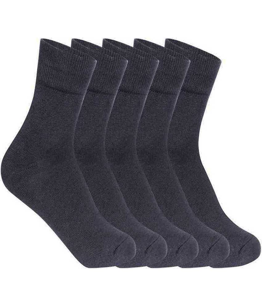 Voici Black Formal Full Length Socks Pack of 5 - Socks | Buy online on ZillyBuy