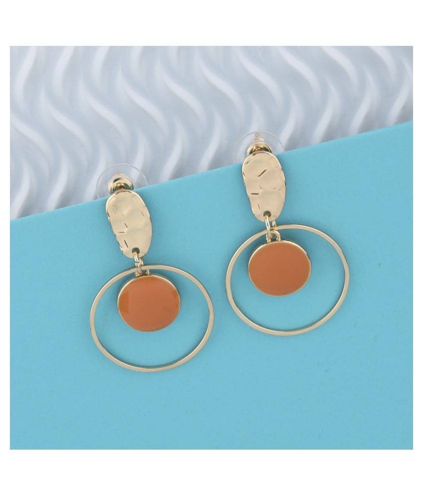     			SILVER SHINE Elegant Look Dangle Earring For Girl Women