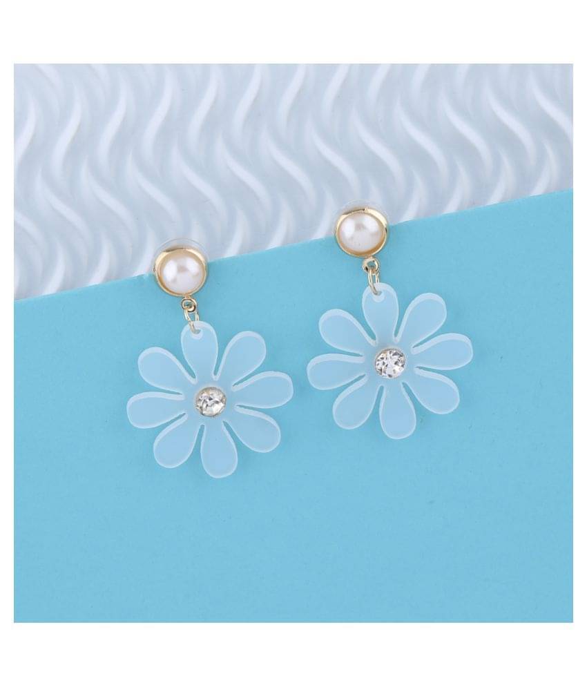     			SILVER SHINE Fancy Look Charm Drop Earring For Girl Women