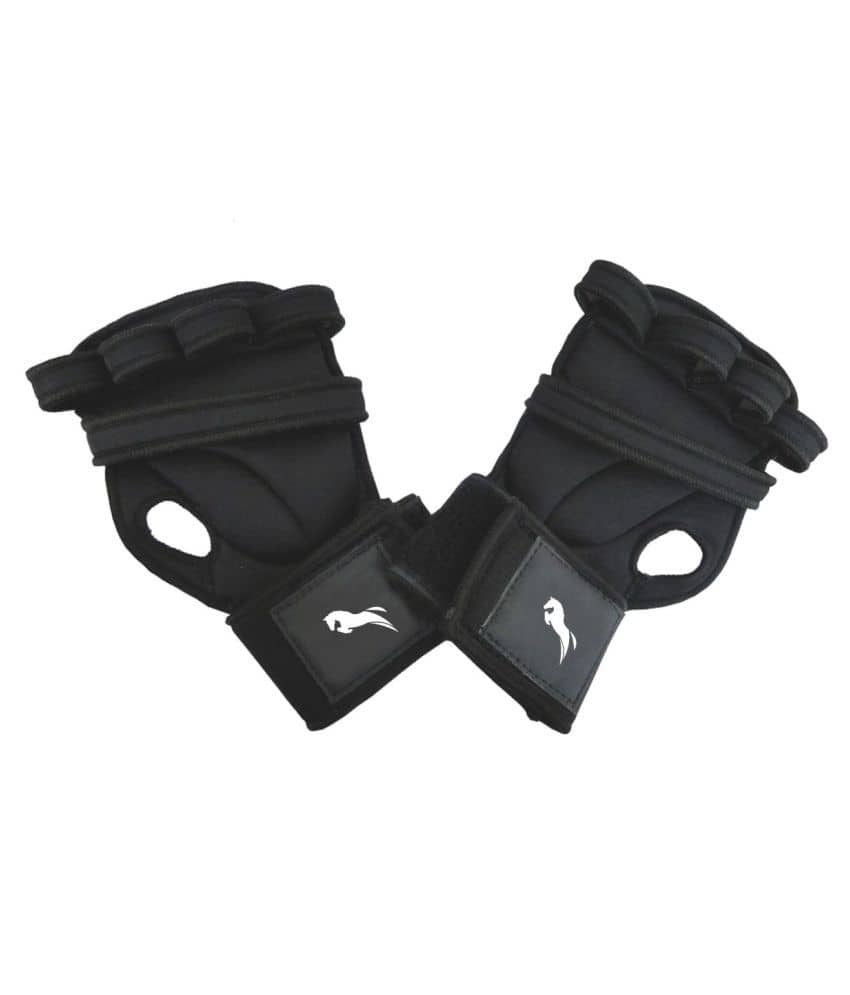 Just Rider Fitness Gym Gloves with Wrist Support Grip and Breathable Glove Design Used for Weight Lifting, Pull Up, Crossfit, Cycling, Driving, Fitness, Gym Training - Sports and Fitness Equipment | Buy online on ZillyBuy