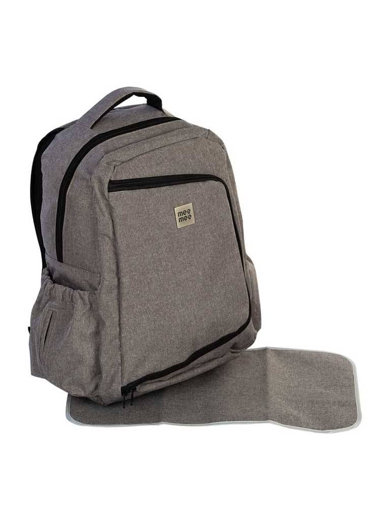     			Mee Mee Grey Polyester Diaper Bag ( 34 cm