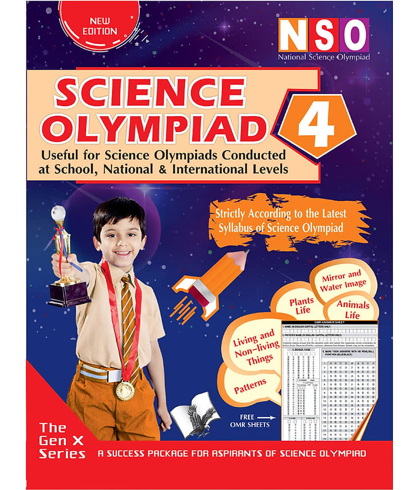 National Science Olympiad - Class 4 (With CD) - Stationery | Buy online on ZillyBuy