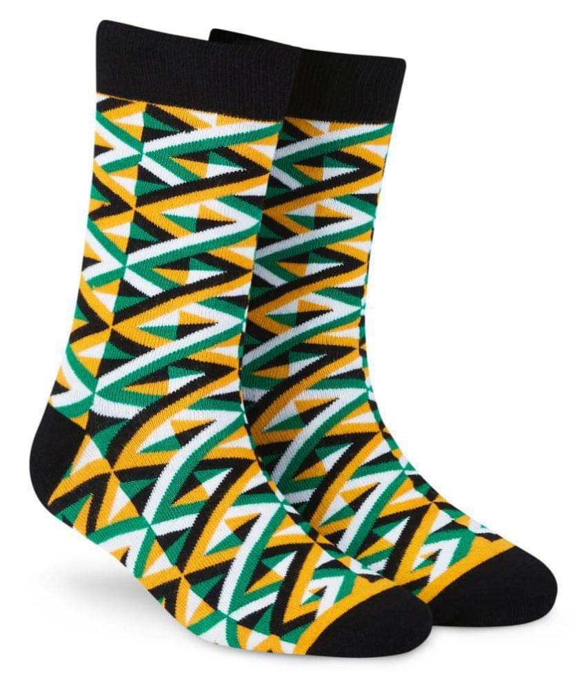     			Dynamocks Multi Casual Full Length Socks Pack of 1