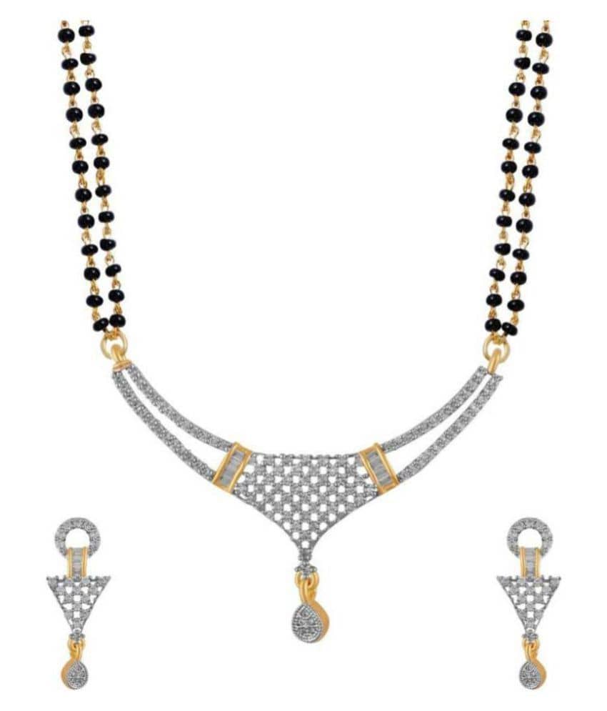 Navya - Golden Mangalsutra Set ( Pack of 1 )