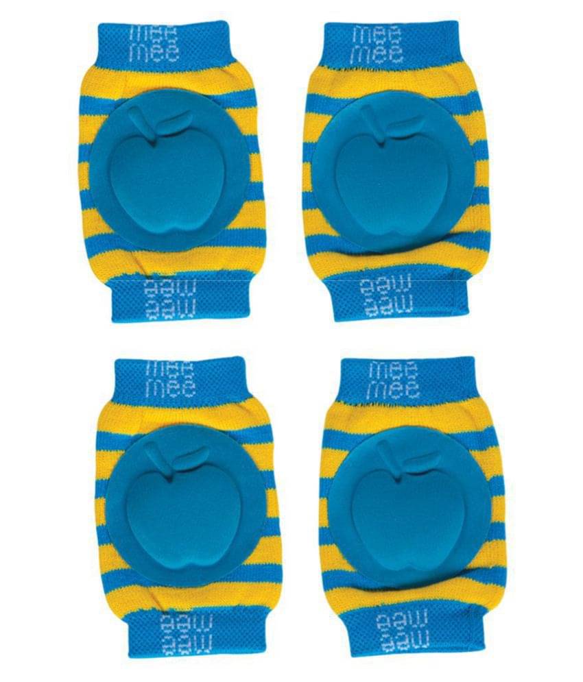     			Mee Mee Multi-Colour Coton Baby Knee Pad 2 pcs