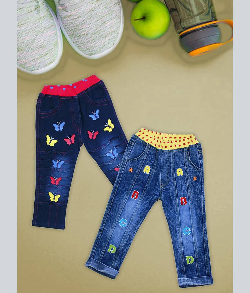 Me N My CLOSET Pack of 2 Baby Boys Denim ( Multi ) - Jeans | Buy online on ZillyBuy