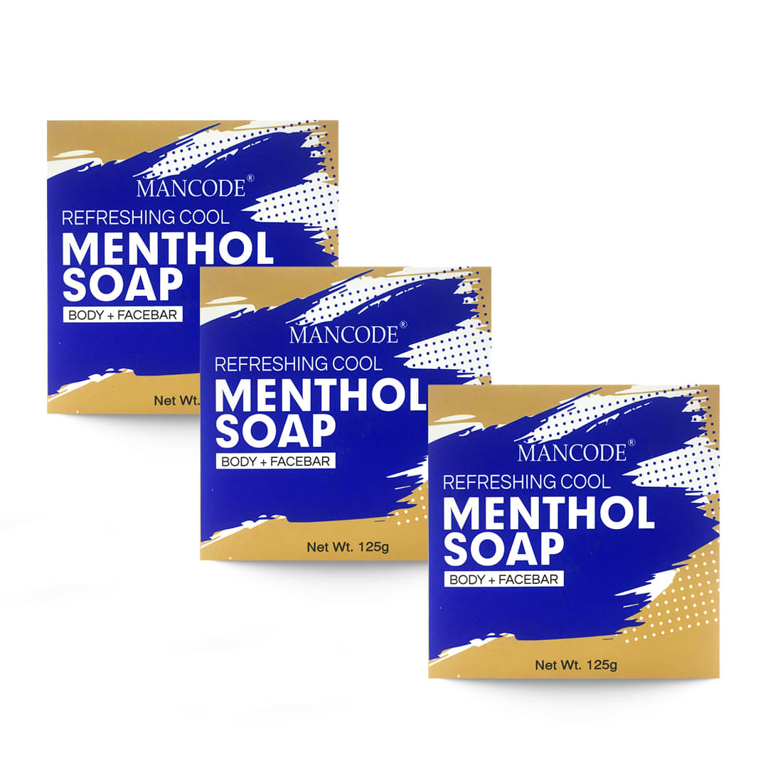     			Mancode REFRESHING COOL MENTHOL SOAP Soap 125 g Pack of 3