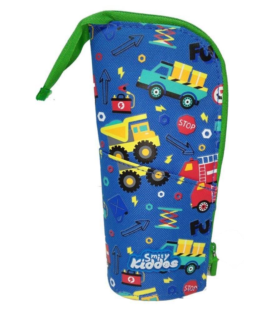     			Smily Kiddos | Smily Pen Holder Case (Blue) | Kids pencil Case | School pencil case | Pencil Case for Boys & Girls | Girls pencil Pouch | Stylish Pencil Pouch for Girls  | Birthday Retruns Gifts For Boys & Girls