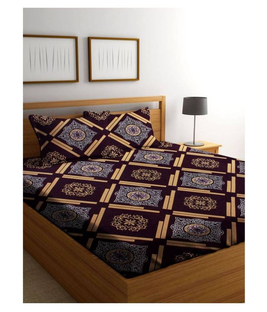 ZCI Poly Cotton Double Bedsheet with 2 Pillow Covers ZCI Poly Cotton Double Bedsheet with 2 Pillow Covers