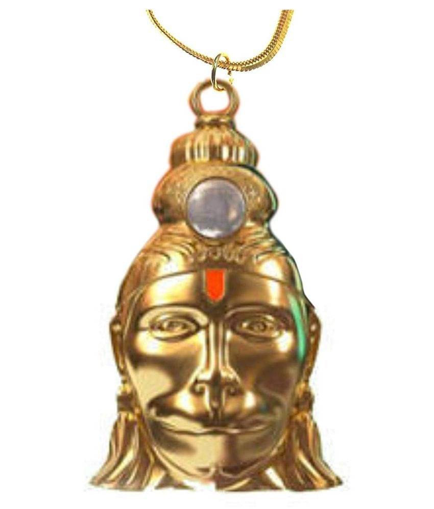 Hanuman Chalisa Yantra Locket With Chalisa Printed on Optical Lens with Gold Plated Chain / 24 k Gold plated Hanuman Chalisa Yantra Pendant Hanuman Chalisa Yantra Locket With Chalisa Printed on Optical Lens with Gold Plated Chain / 24 k Gold plated Hanuman Chalisa Yantra Pendant