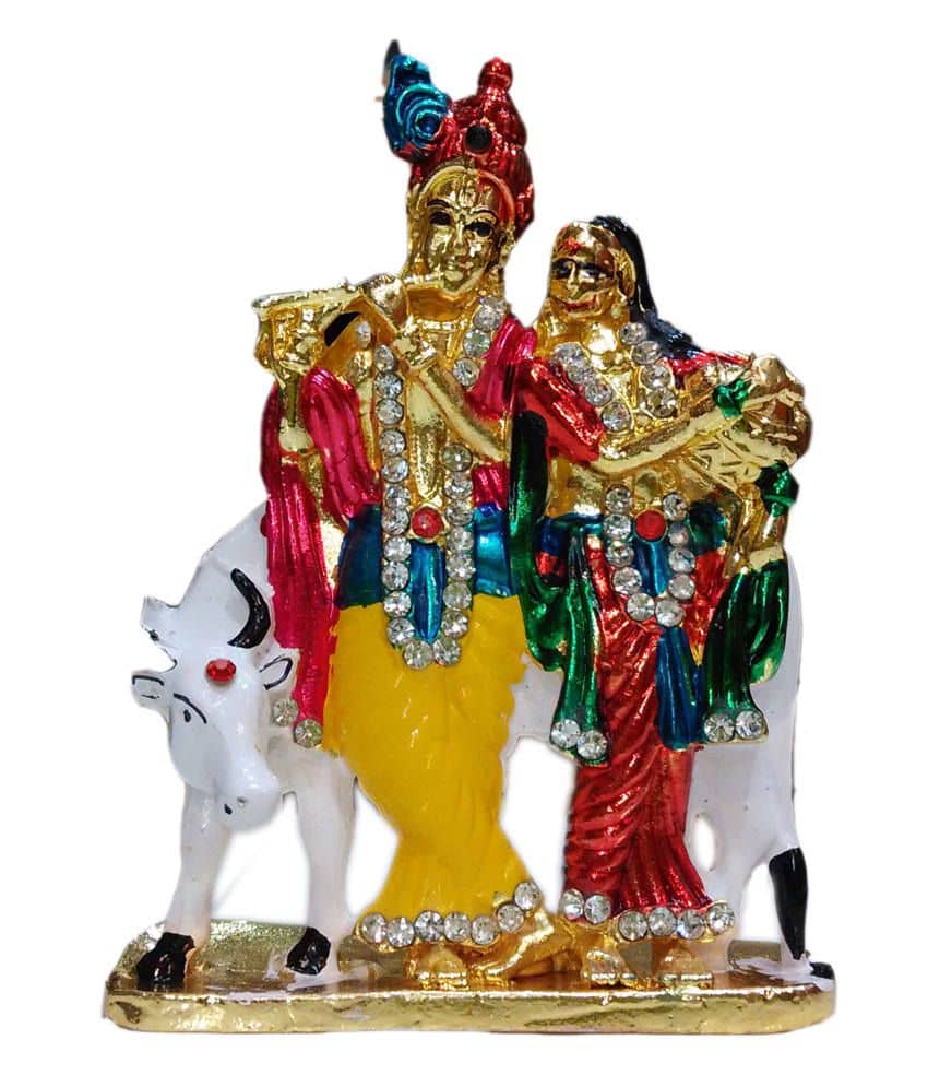 SHRI SHAKTI Religious In Car Sticker Multicolour