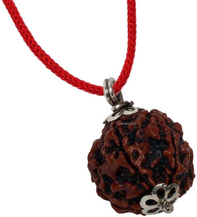     			Astrodidi 5 Mukhi Rudraksha With Silver Pendant With Lab Certificate