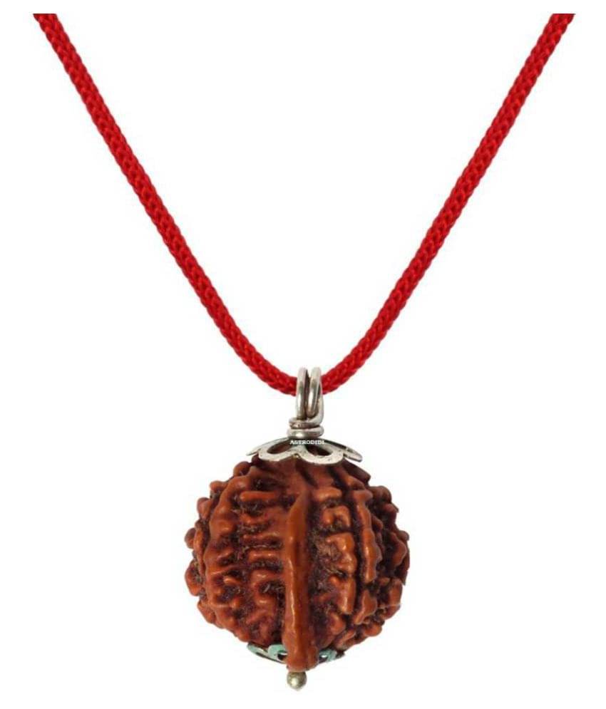     			Astrodidi Nepali Ganesh Rudraksha With Silver Pendant With Lab Certificate