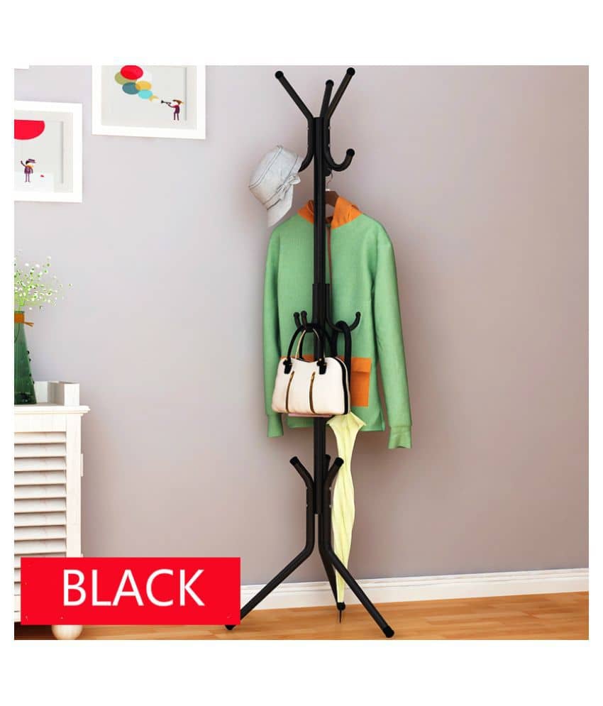 House of Quirk Aluminum Coat Rack Hanger (173.99 cm x 43 cm x 16.99 cm)