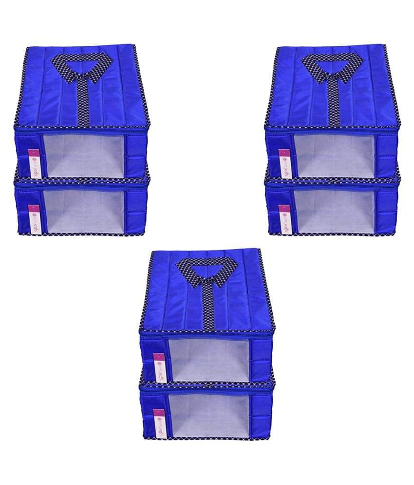 PrettyKrafts Shirt Cover Set of 6 - Closet Organizer - Shirts and Clothing Organizer - Light Blue PrettyKrafts Shirt Cover Set of 6 - Closet Organizer - Shirts and Clothing Organizer - Light Blue