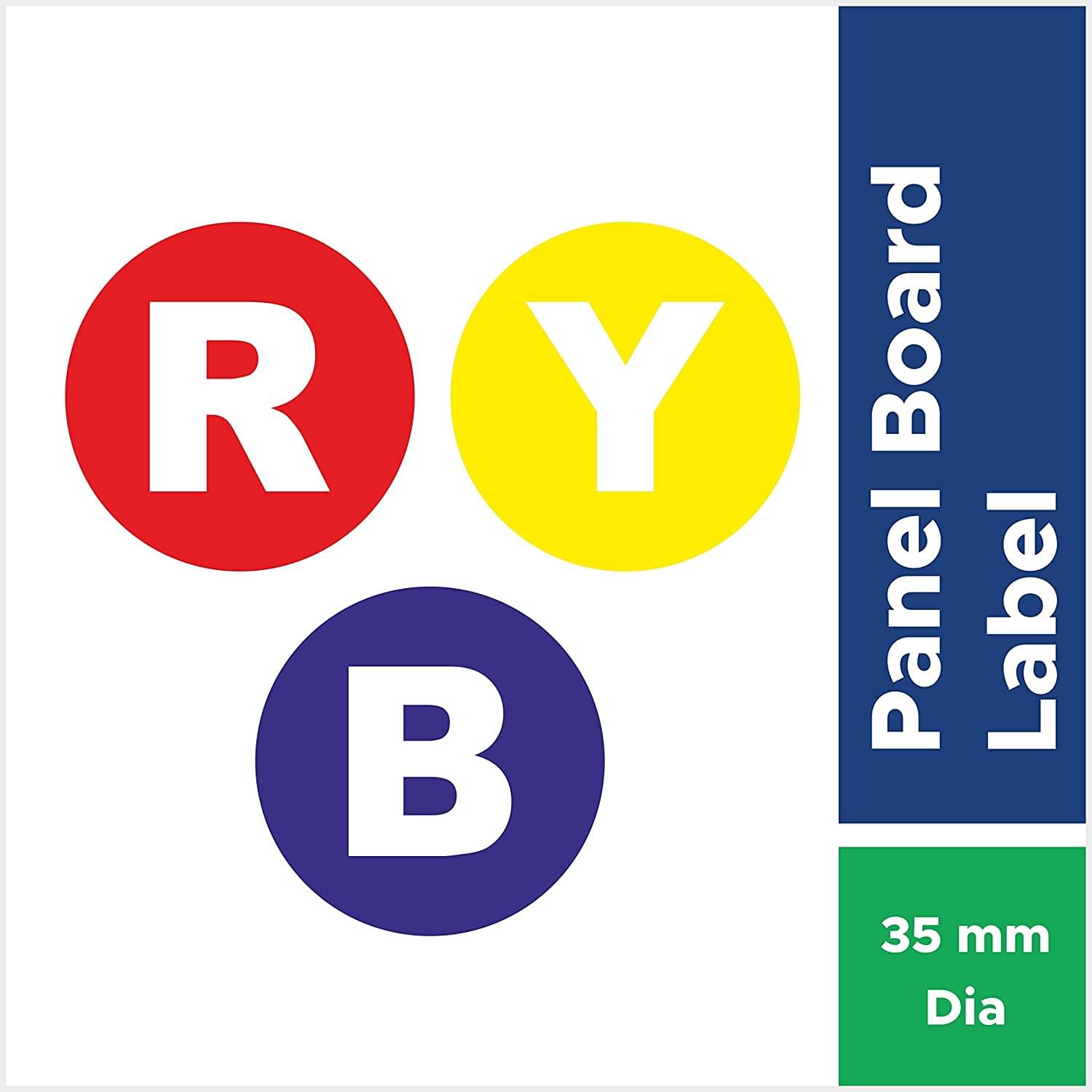     			Rangvishwa  Enterprises Color Coded RYB Sticker Vinyl Photo Wall Poster Without Frame