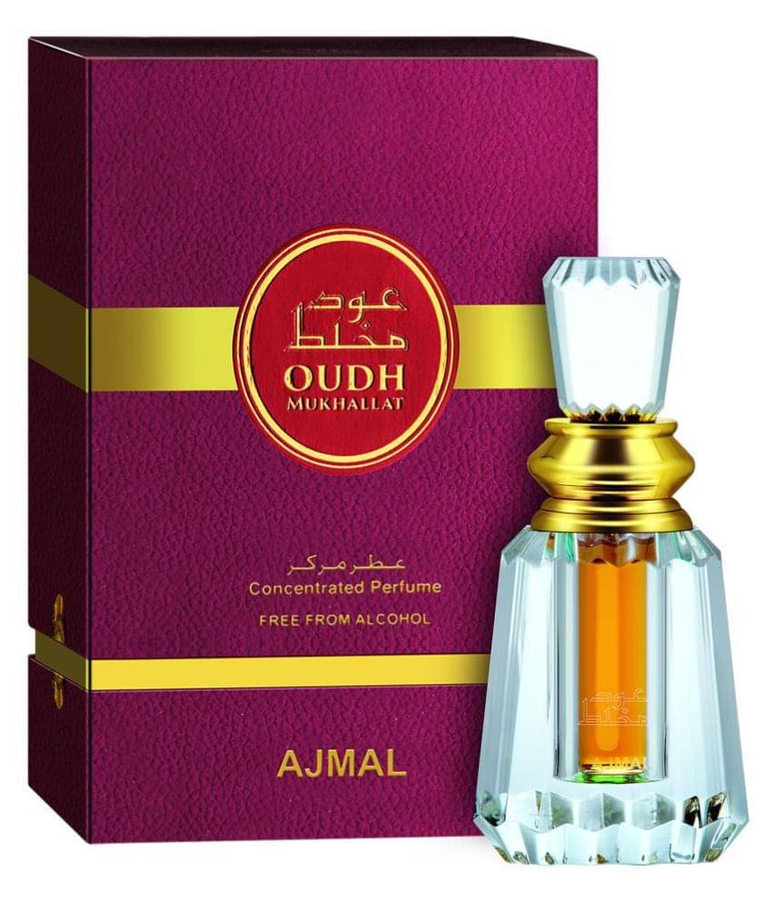     			Ajmal Oudh Mukhallat Attar | Unisex Non-Alcoholic | Long Lasting Attar Men & Women - 6 ML Pack of 1