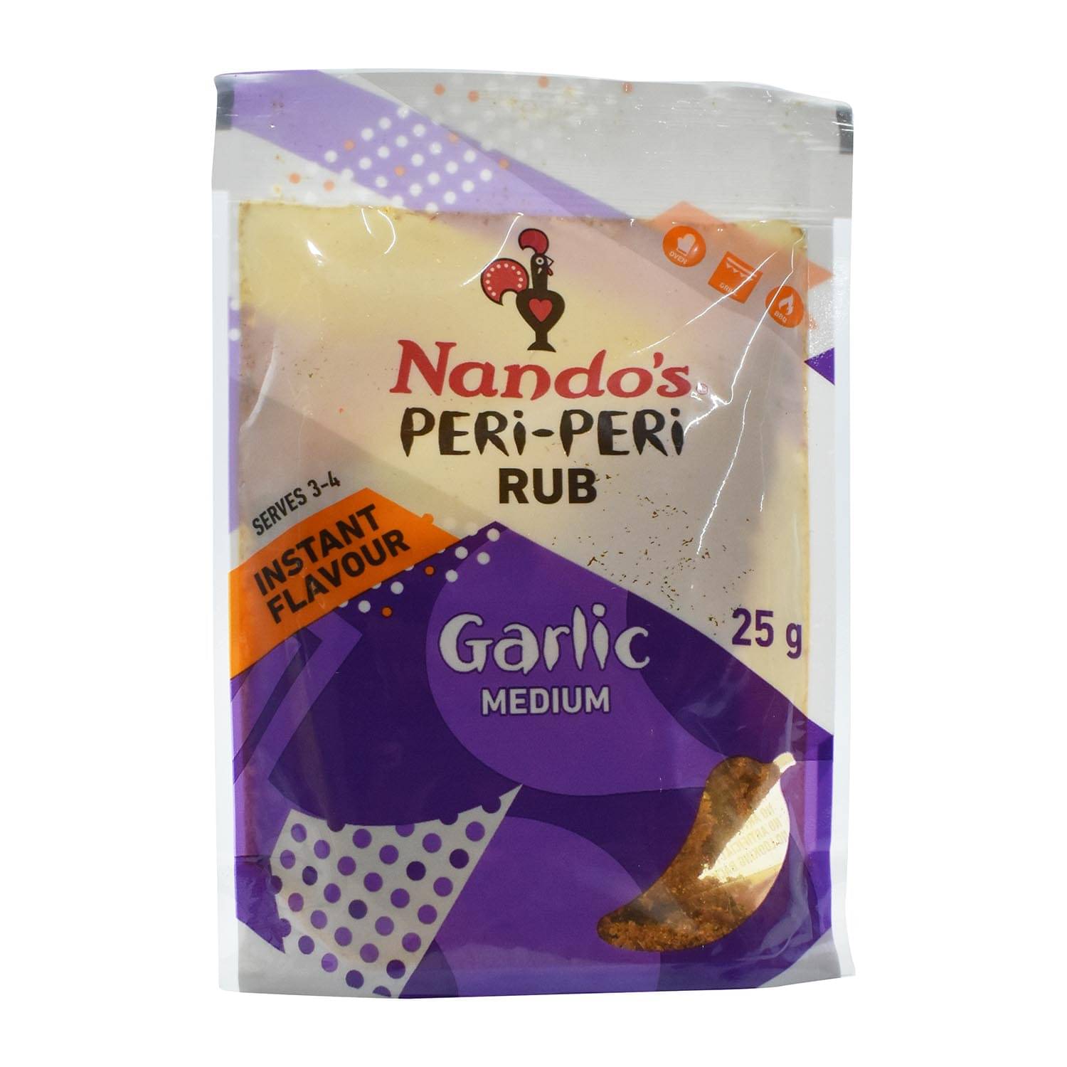 Nandos Rub Garllic Sauce 25 g Nandos Rub Garllic Sauce 25 g