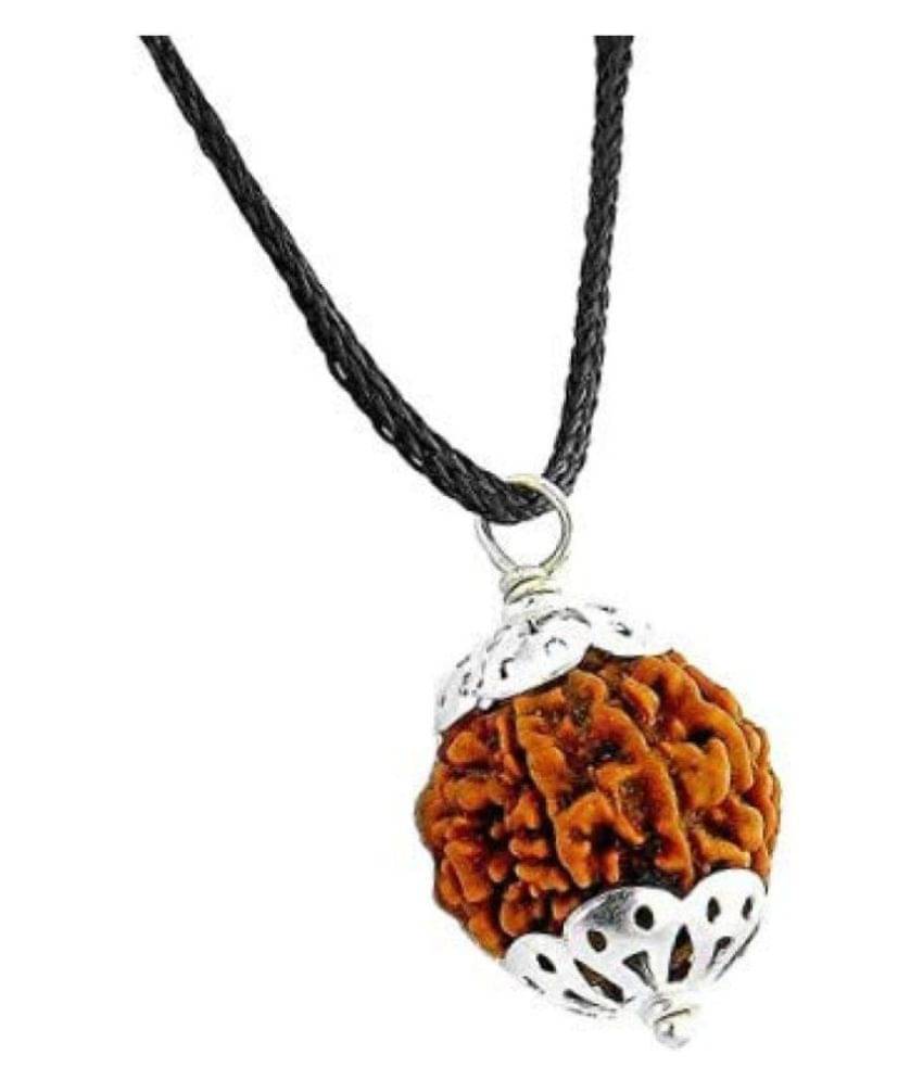 5 Mukhi Nepali Rudraksha Silver plated Pendant For Unisex five mukhi rudraksha pendant 100% Original 5 Mukhi Nepali Rudraksha Silver plated Pendant For Unisex five mukhi rudraksha pendant 100% Original