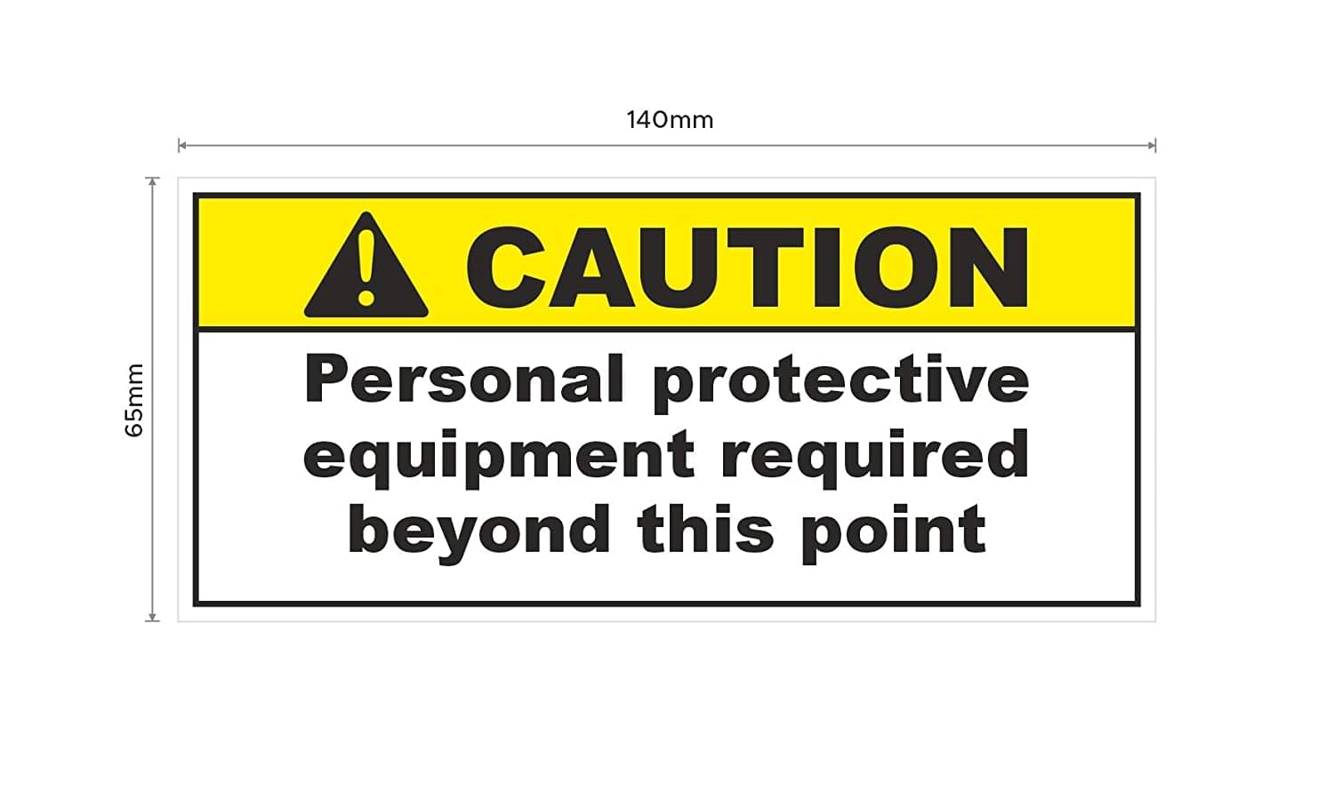 Rangvishwa Enterprises Self Adhesive Caution Sticker ( 6 x 14 cms ) Rangvishwa Enterprises Self Adhesive Caution Sticker ( 6 x 14 cms )
