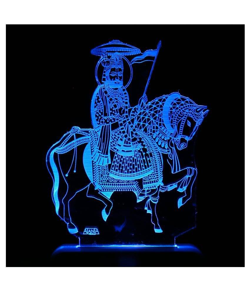     			SUPER AJANTA 2031 Ramdevpir 3D Night Lamp Multi - Pack of 1