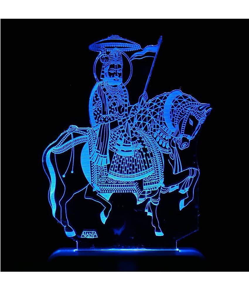 SUPER AJANTA 2031 Ramdevpir 3D Night Lamp Multi - Pack of 1 - Electricals | Buy online on ZillyBuy