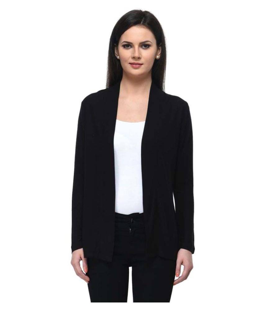 Frenchtrendz Viscose Shrugs - Black Frenchtrendz Viscose Shrugs - Black