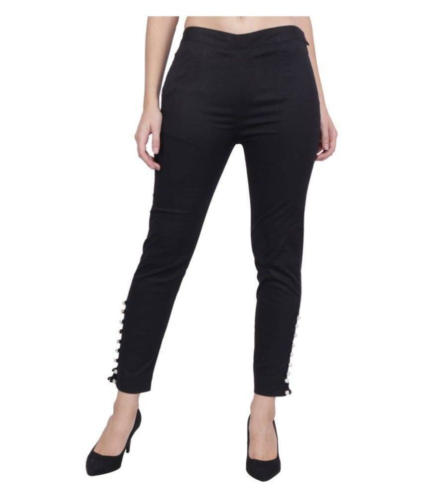     			POPWINGS Cotton Lycra Casual Pants