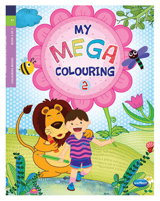 Navneet My Mega Colouring - Book 2     			Navneet My Mega Colouring - Book 2
